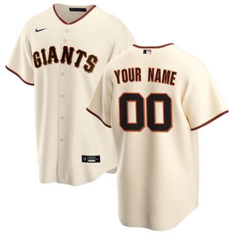 San Francisco Giants Nike Home Replica Custom Jersey 